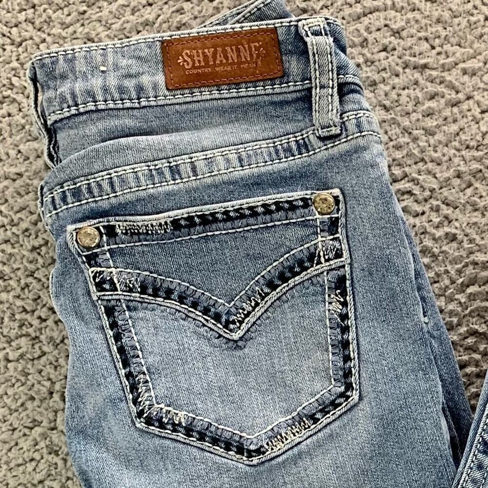 Shyanne Light Blue Flare Jeans - Picture 7 of 15
